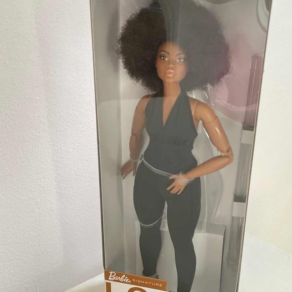 Barbie Doll with Voluminous Black Hair